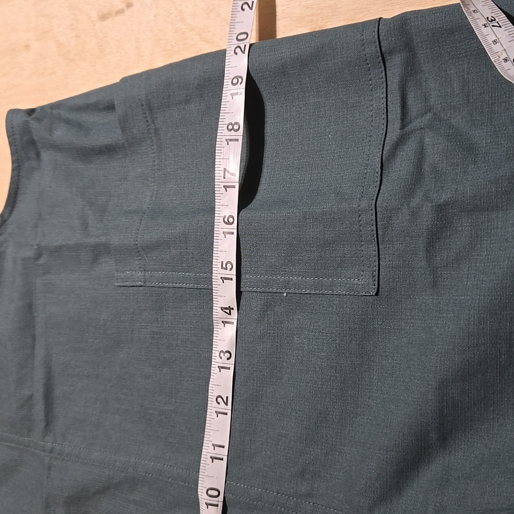 Z114 NWT Zenana Ash Jade Woven Adjustable Knot Strap Romper Pockets Sm Md Lg - Picture 4 of 8